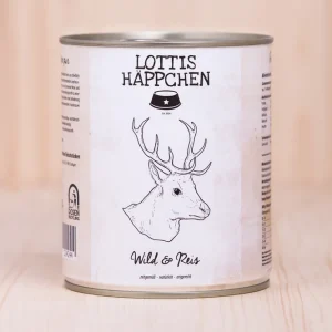Versand Am Gleichen Tag LOTTIS HÄPPCHEN Wild mit Reis 800 g